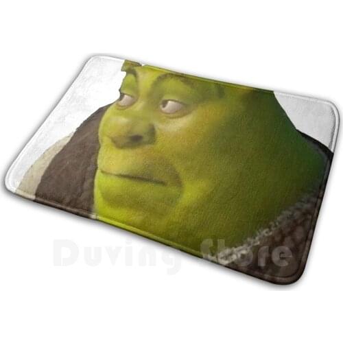 Shrek Meme Soft Non-Slip Mat Rug Carpet Cushion Shrek Meme Png Shrek Face Shrek Meme Face Shrek Png Shrek Wazowski Shrek