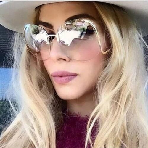 Cool 2021 New Brand Design transparent Women Men Mirror Sunglasses Drive Sun Glasses Male Female Fashion Eyeglass