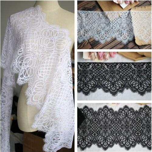 High-quality Export Handmade DIY Hollow Eyelashes Lace Garment Stitching Sewing Material Curtain Wedding Veil Accessories RS3260