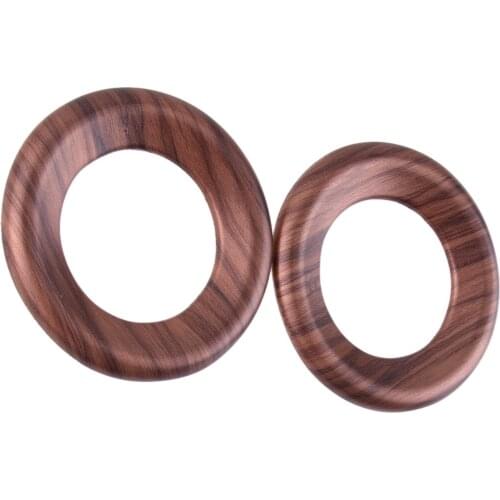 1 Pair Car Peach Wood Grain Front A-Pillar Horn Speaker Sound Decoration Ring Cover Trim Fit For Honda CRV 2020 2019 2018 2017