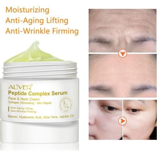 1pc 30ml Anti-wrinkle Peptide Face Cream Whitening Anti-Aging Anti-Wrinkle Moisturizing Firming Polypeptide Cream TSLM1