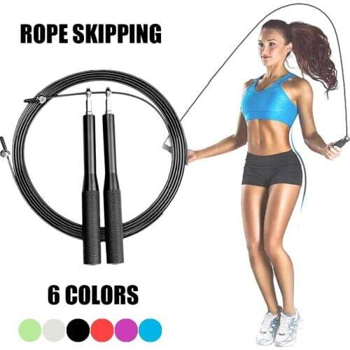 Weight Loss Exercise Gym Boxing Training Portable Fitness Body Building Equipment 1pcs Skipping Rope Fitness Jumping Ropes