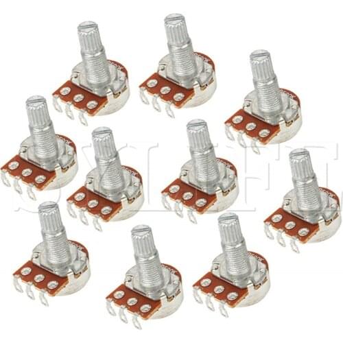 10 x B500k Electric Guitar Control Potentiometer 18mm Shaft