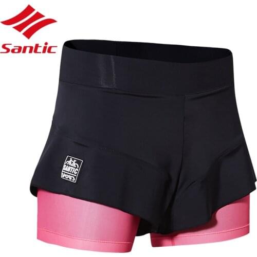 Santic Women Cycling Shorts 2018 Mountain Road Pro Gel Padded Bike Shorts Female Outdoor Sport Quick Dry Bicycle Shorts S-XL
