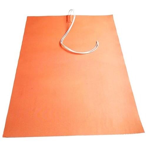 240V 8000W 900*1300*1.5mm Silicone Heat Blanket for machine 1000mm lead wire come out from middle of 900mm side