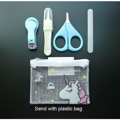 4pcs/set Safe Manicure Set For Newborns Baby Scissors Nail Tools Baby Nail Trimmer Nail Cuticle Cutter Sanding Nails For Baby