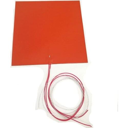 490*490*1.5mm 220v 800w silicone heat bed for 3d printer