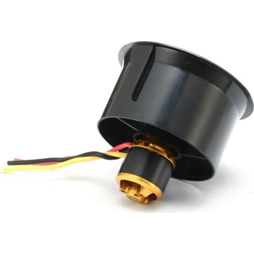 64mm EDF Set QF2611-4500KV Motor with 5 Blades Ducted Fan for RC Airplane