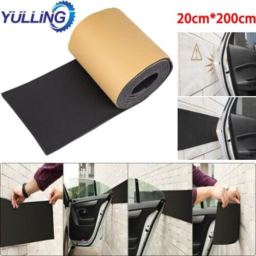 Car Auto Door Protector Garage Rubber Strip Wall Guard Bumper Safety Parking Damping Sticker Car Styling Waterproof Stickers