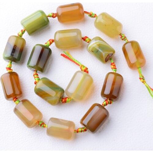 2 strands/lot Natural Smooth candy Color Agate loose beads For DIY Bracelet Necklace Jewelry Making Strand 15"