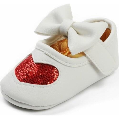 Spring and autumn newborn baby girl shoes soft-soled non-slip indoor princess toddler shoes