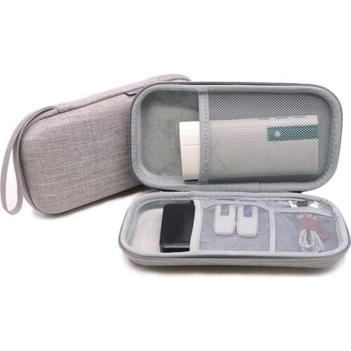 Storage Recording pen Pouch Bag bank Key Power Bank cable e-cigarette Hard shell case USB Flash Drive Carrying Organizer Case