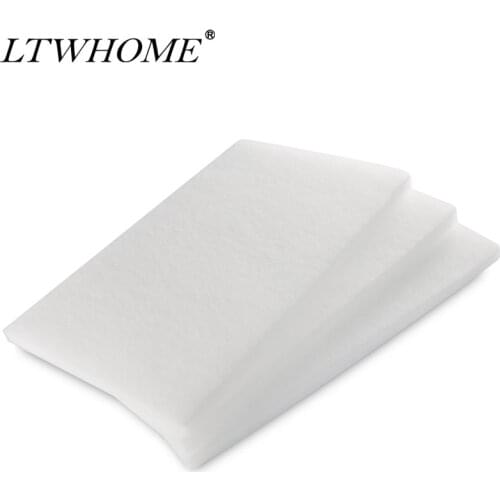 LTWHOME 18" x 12" x 1.18" DIY Polyester Fine Filter Pad Fit for Aquarium Pond