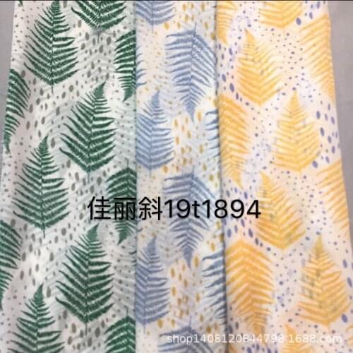 2019 Hot Selling Pageant Oblique Printed Fabrics Dress Skirt Tops Fashion Fabric
