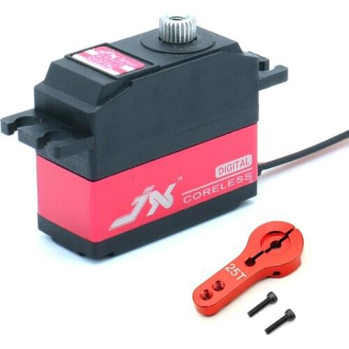 JX PDI-2506MG 25g Metal Gear Digital Coreless Servo W/ 25T Servo Horn Arm WLtoys 12428 RC Car 450 500 Fixed-wing Airplane Drone