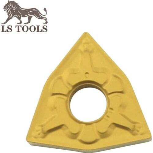 LS TOOLS External Turning Tools Peach shape Carbide Inserts Lathe Insert Blade WNMG080404 TM WNMG080408 blade for Metal Steel