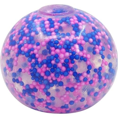 Stress Reliever Ball Squeeze Hand Ball Toy Squash Soft Kids Toy Washable Colorful and Fun Portable Sensory Toy Hand Workout Toy