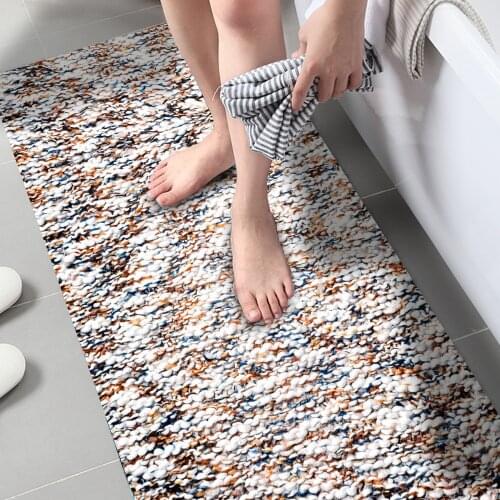Floor Stickers Carpet Waterproof PVC Stickers Anti-Slip Wall Mural Decal Kitchen Bathroom Bedroom Home Decor 60x120cm