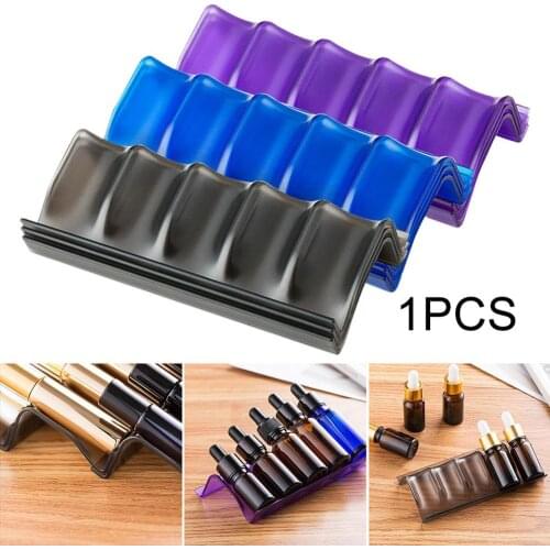 5 Slots Essential Oil Bottle Display Stand Holder Home Storage Organizer Rack