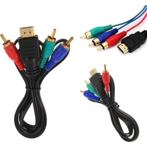Male to 2Female 1 In 2 Out Splitter Cable Adapter Converter Home 1080P HDMI-compatible Port