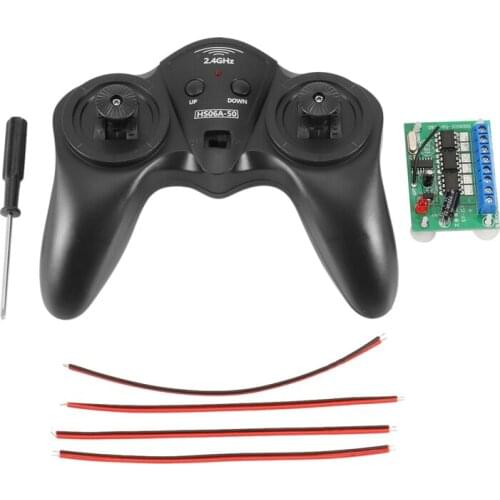 DIY Toy Model Remote Controller Receiver Kit 6CH 2.4G Transmitter 50M Distance Drive Carbon Brush Motor for RC Car Boat