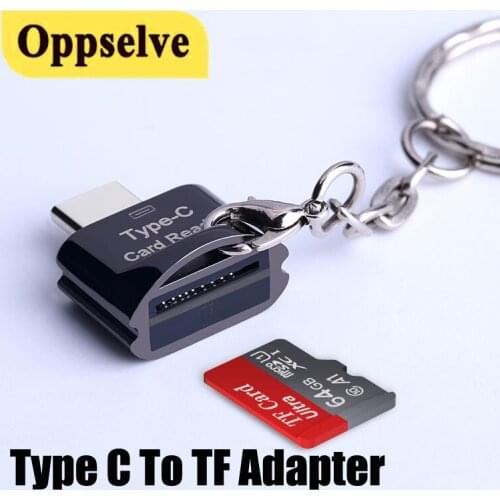 Type C To TF Adapter OTG High Speed Smart Memory Card Reader Micro USB to TF SD Card Reader For Samsung Huawei Xiaomi Macbook