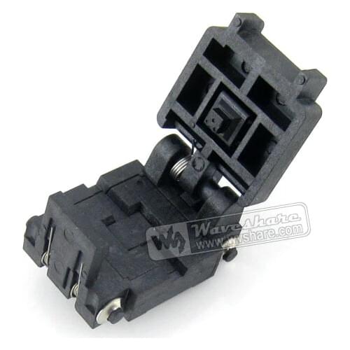 08QN12T16050 Plastronics IC Test & Burn-in Socket for QFN8 MLP8 MLF8 package 1.27 mm Pitch