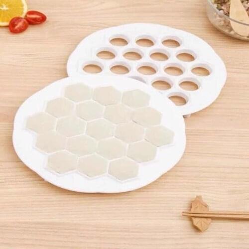 19 Holes Ravioli dumplings Tool maker mold Aluminum Samosa Cooker russian pelmeni maker Dumplings Making Mold