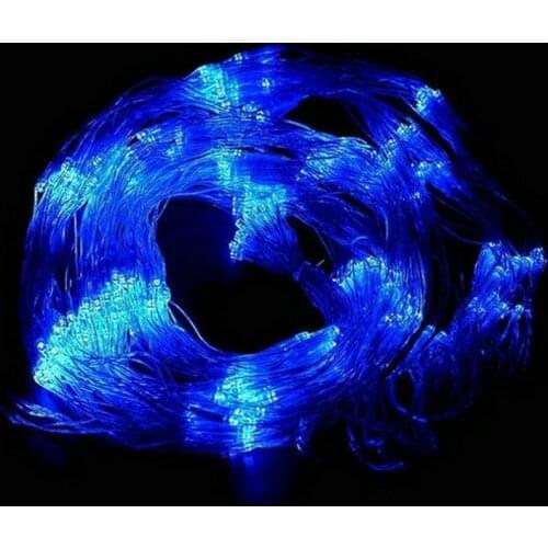 5pcs/lot 672Leds 6M*4M net lights web mesh fairy string lamp Christmas Xmas wedding Garden party Tree decor220V-4 colors option