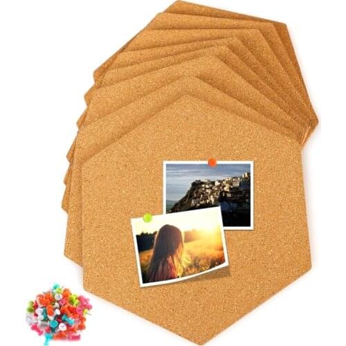 8pcs/set Cork Wood Board Self Adhesive DIY Office Bulletin Notice Message Boards for any office, home and school