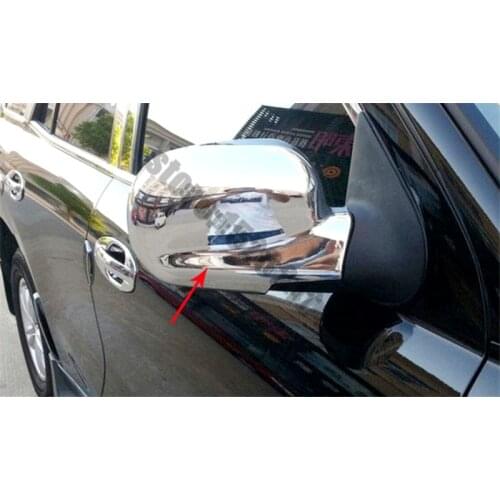 ABS Chrome Rearview mirror cover Trim/Rearview mirror Decoration For 2006-2012 Hyundai Santa Fe ix45 Car styling