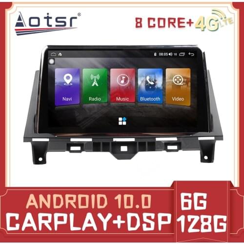 For Honda Accord 8 2008 - 2011Android Car Radio Player GPS Navigation Auto Stereo Video HD Multimedia HeadUnit Carplay 4G SIM