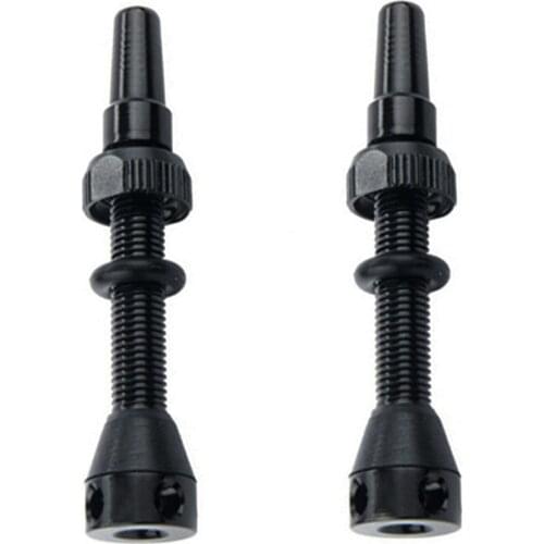 2PCS 40mm Bicycle Tubeless Air Valve For Compatible Road MTB Bicycle Tubeless Tires Aluminum Alloy Valve Bike Repair Accessories