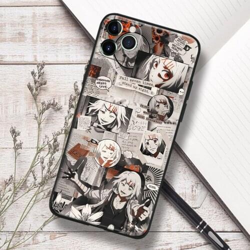 Suzuya Juuzou Tokyo Ghoul Glass Soft Silicone Phone Case FOR IPhone SE 6 7 8 Plus X XR XS 11 12 Mini Pro Max Sumsung Cover Shell