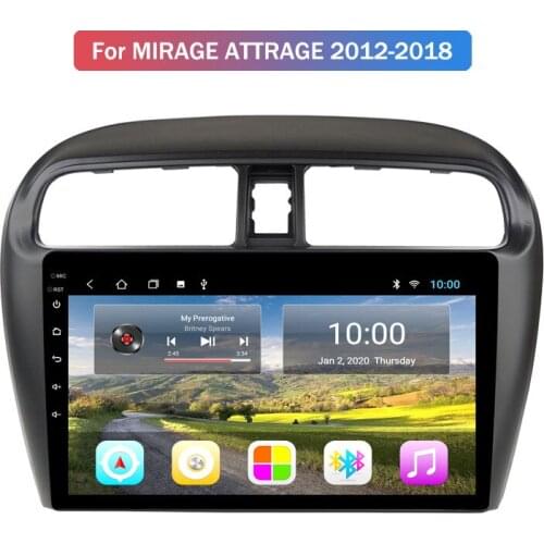 For Mitsubishi Mirage Attrage 2012 2013 2014 2015 2016 2017 2018 Android Smart Car DVD Multimedia Navigator central multimidia