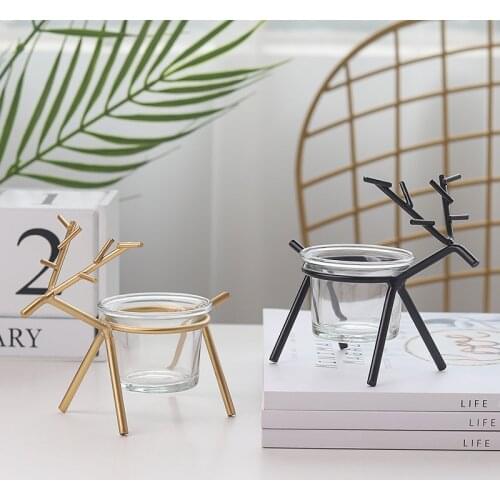 Декоративные черные подсвечники ILHOVME China At AliExpress