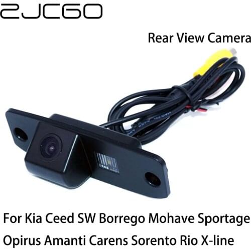 ZJCGO Car Rear View Reverse Back Up Parking Camera for Kia Ceed Borrego Mohave Sportage Opirus Amanti Carens Sorento Rio X-line
