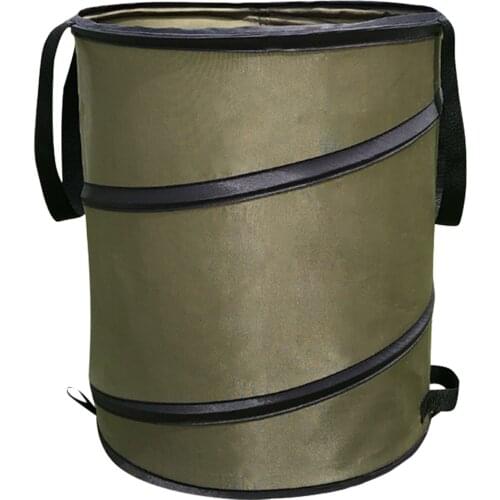 Yard Waste Bin Convenient Collapsible Garbage Bucket Container Lightweight Garden Rubbish Leaves Collection Cloth Bag