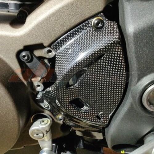 Sprocket Cover For Ducati Monster 821 1200 1200 S 2014-2017 Full Carbon Fiber 100