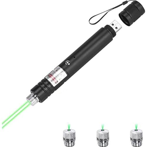 USB Charging Laser Pointer Green Hunting Red Laser 5MW Powerful Green Hunting Laserpointer Powerful Hunting Equipment