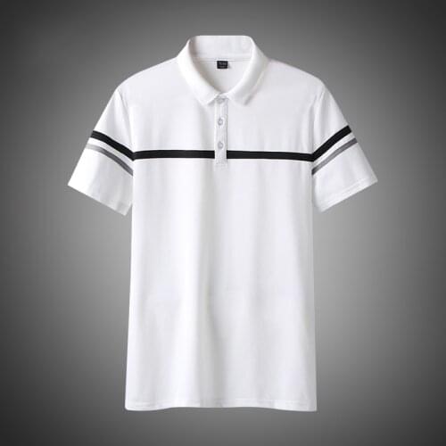 2021 Polo Shirt Men Summer Stritching Mens Shorts Sleeve Polo Business Clothes Brand Clothing Luxury Men Tee Shirt Brand Polos