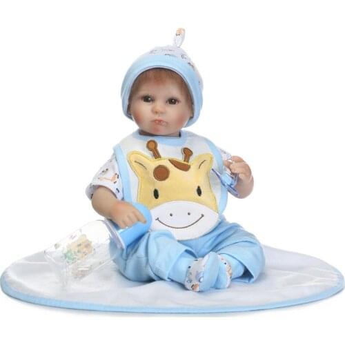 New Lifelike Reborn Babies Toys cartoon romper Silicone Reborn Dolls Soft Safe Baby-reborn Brinquedos bebe gift reborn bonecas