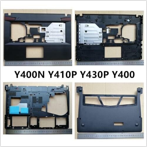 New laptop For Lenovo Y400N Y410P Y430P Y400 Palmrest upper Cover or Bottom Base Cover lower Case