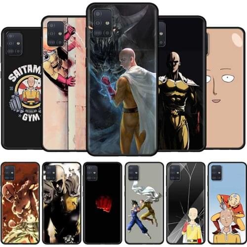 Bleach One Punch Man Case For Samsung Galaxy A51 A21S A71 A31 A52 A41 A11 A72 A32 A42 5G A01 A91 A12 A02 Cell Phone Soft Cover