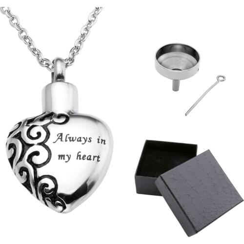 Personalized Master Free Engraving Open Urn Cremation Memorial Mom Dog Pendant Necklace Text Engraved Custom Gift