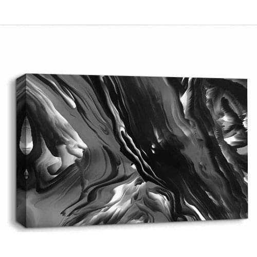Canvas Poster HD Print Wall Art Abstract Black and White Painting Artwork for Home Prints Framed Interior decoration painting