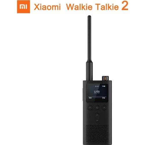 Xiaomi Mijia Original Walkie Talkie 2 5W UV Dual Band Radio IP65 Waterproof 13 Days Long Standby Interphone Location Share