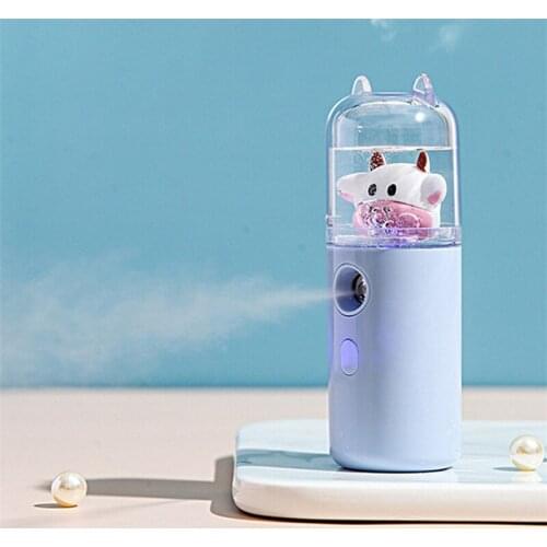 30ml Portable Mini Nano Facial Sprayer USB Nebulizer Face Steamer Humidifier Hydrating Women Beauty Skin Care Tools