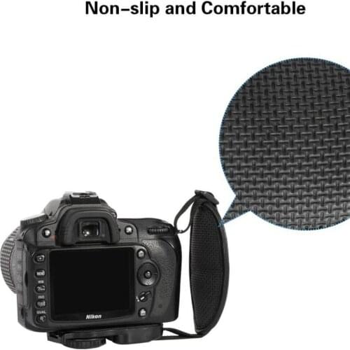 Professional DSLR Camera Hand Grip Wrist Shoulder Strap 1/4 Screw Mount for Canon Nikon Sony Pentax Fujifilm SLR Camera