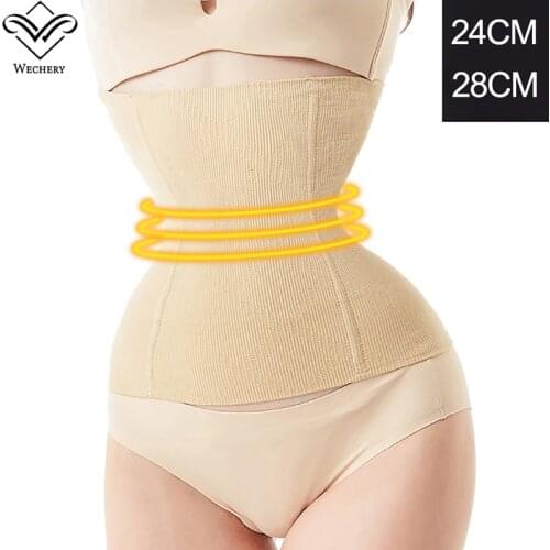 Wechery Waist Trainer Modeling Strap Slimming Underwear Seamless Belt Belly Shaper Corset Sheath Steel Bone Waist Cincher
